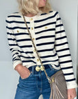 Dark Taupe Chevron Tassel Bag