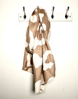 Taupe & Ecru Animal Print Midweight Scarf