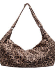 Mocha Animal Print Shoulder/ Crossbody Bag