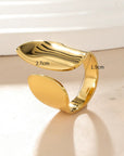Gold Chunky Adjustable Ring