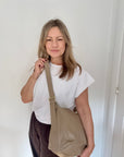 Taupe Crossbody Bag