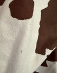 2nd Dark Brown Cow Print Blanket Scarf No 2