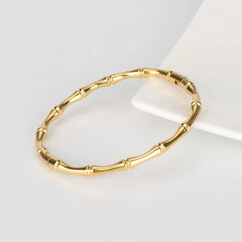 Gold Bamboo Bangle
