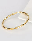 Gold Bamboo Bangle