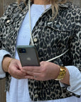Cream Crossbody Adjustable Phone Strap