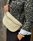 Raffia Crossbody/ Waist Bag