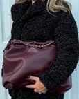 Burgundy Oversized Bag