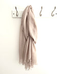 Pre order for dispatch w/c 28/8 - Light Taupe Plain Lightweight Scarf