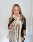 Pastel Stripe Luxury Scarf