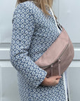 Blush Pink Large Crossbody Bum Bag