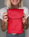 Red Crossbody Phone Bag