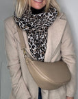 Mocha Animal Print Scarf