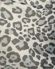 Grey Mix Leopard Print Scarf