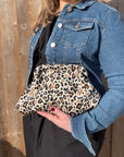 Leopard Knitted Cloud Bag