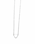 Silver Delicate Heart Necklace