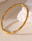 Gold Bamboo Bangle