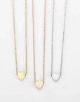 Gold Delicate Heart Necklace