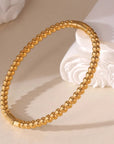 Gold Circle Bangle