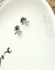 Silver Star Stud Earrings