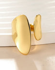Gold Chunky Adjustable Ring