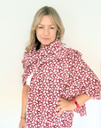 Pink & Burgundy Mix Amelia Scarf