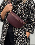 Dark Burgundy Crossbody/ Waist Bag