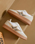 Leopard & Gold Star Trainers