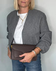 Preorder for dispatch w/c 19/10 - Dark Brown Crossbody/ Shoulder Bag