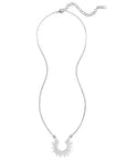 Silver Sunburst Necklace