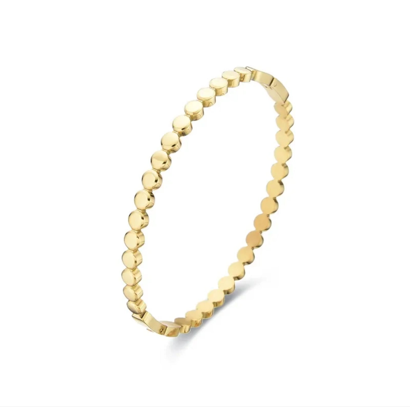 Gold Dot Bangle