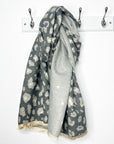 Grey Leopard & Star Blanket Scarf