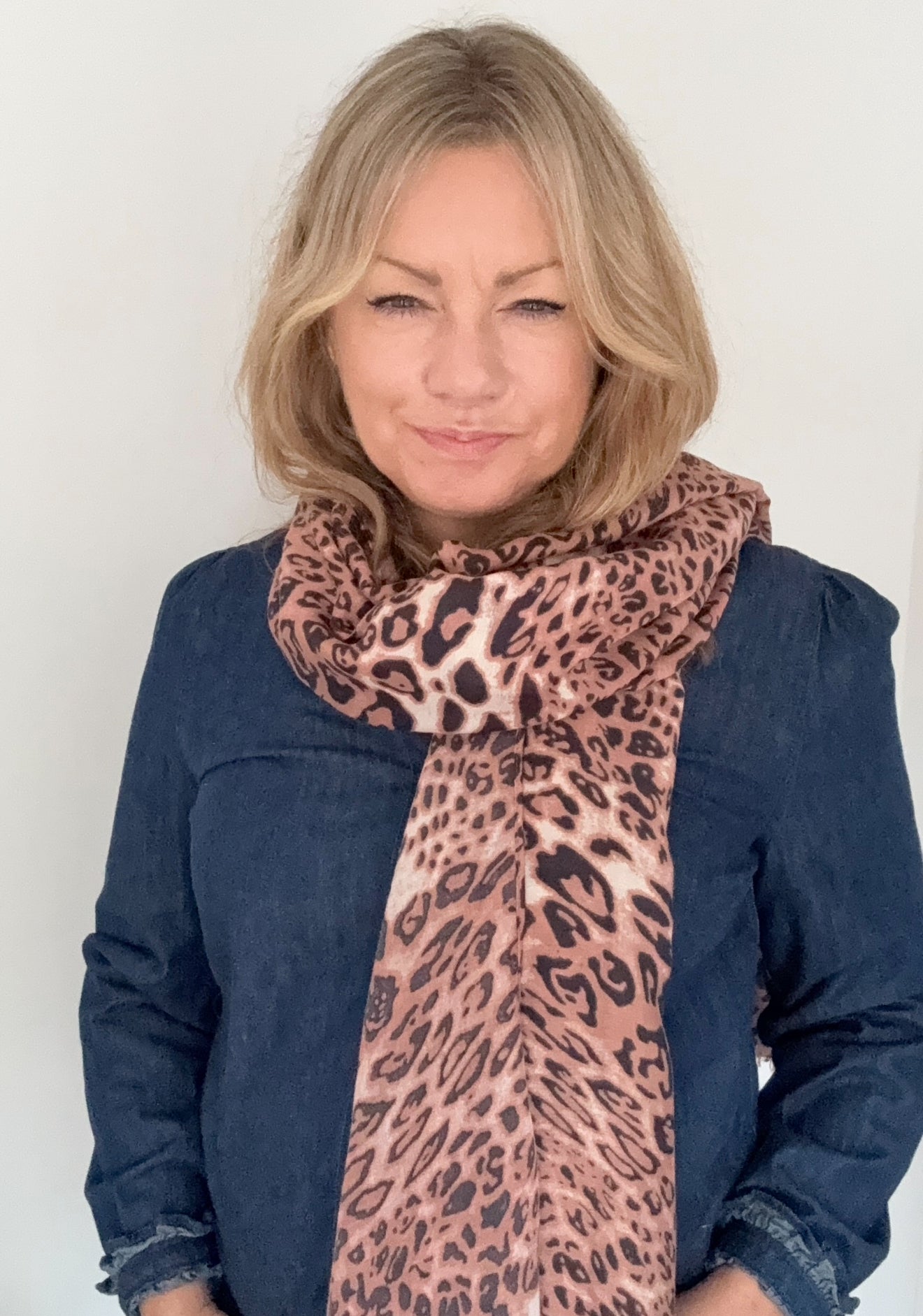 Rust Mix Animal Print Lightweight Scarf – Amelia Rose Accessories
