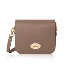 Load image into Gallery viewer, Dark Taupe Crossbody Box Bag
