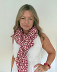 Pink & Burgundy Mix Amelia Scarf
