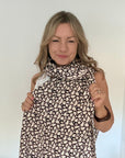 Dark Brown & Taupe Mix Amelia Scarf