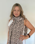 Dark Brown & Taupe Mix Amelia Scarf