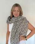 Navy & Green Mix Amelia Scarf