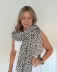 Navy & Green Mix Amelia Scarf