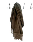 Brown Plain Blanket Scarf