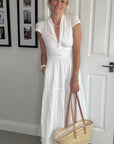 Natural Straw Tote Bag with Zip Top