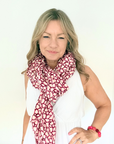 Pink & Burgundy Mix Amelia Scarf