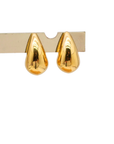Gold Water Drop Earrings