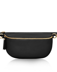 Large Black Crossbody / Waist Bag