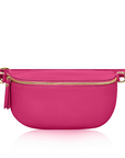 Large Bright Pink Crossbody / Waist Bag