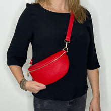 Load image into Gallery viewer, Red Crossbody/ Waist Bag
