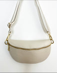 Cream Crossbody/ Waist Bag