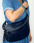 Navy XL Crossbody/ Bum Bag