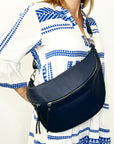 Navy XL Crossbody/ Bum Bag