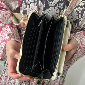 Black Wallet Crossbody Phone Bag