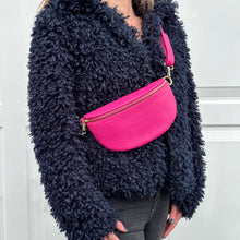 Load image into Gallery viewer, Bright Pink Crossbody/ Waist Bag
